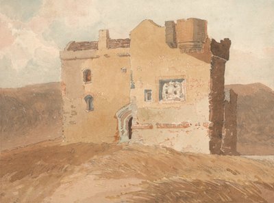 Unidentified Castle (Formerly Called Clanbury Castle) by John Sell Cotman